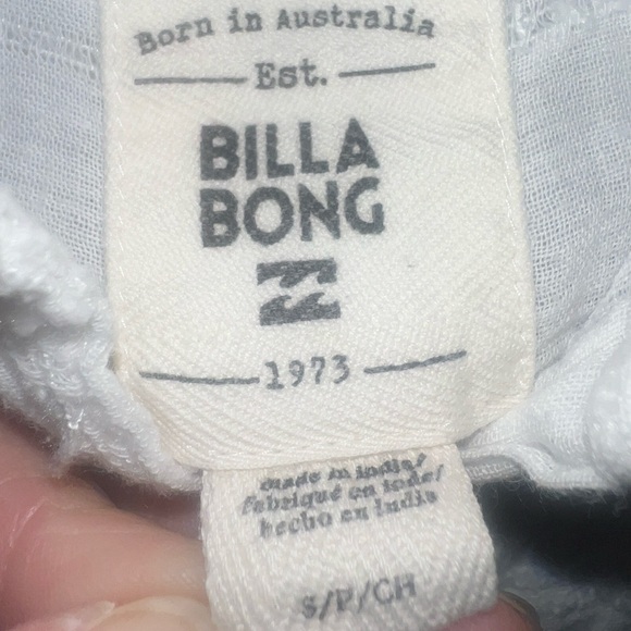 BILLABONG cotton gauze button down collar shirt-Size Small - Picture 3 of 5